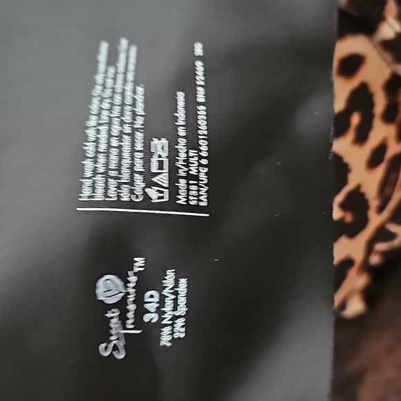 Leopard Print light lined bra - Picture 5 of 5